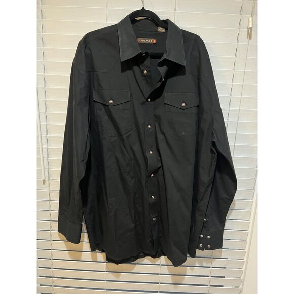 Roper Western Pearl Snap‎ Button Up Shirt - Size 2XL - Picture 1 of 5